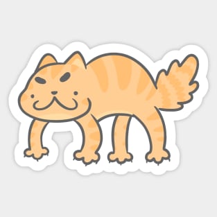 Cat zoomies Sticker